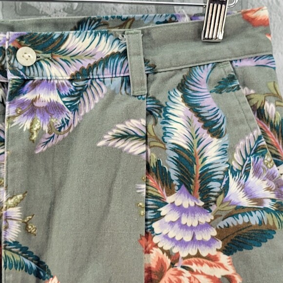 Vintage Reyn Spooner Shorts Pleated Front Hawaiian Floral Cotton Mens 34 Golf - Picture 2 of 7